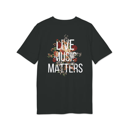 Live Music Matters Floral Tee - Back Print