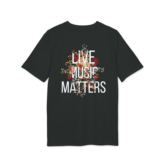 Live Music Matters Floral Tee - Back Print